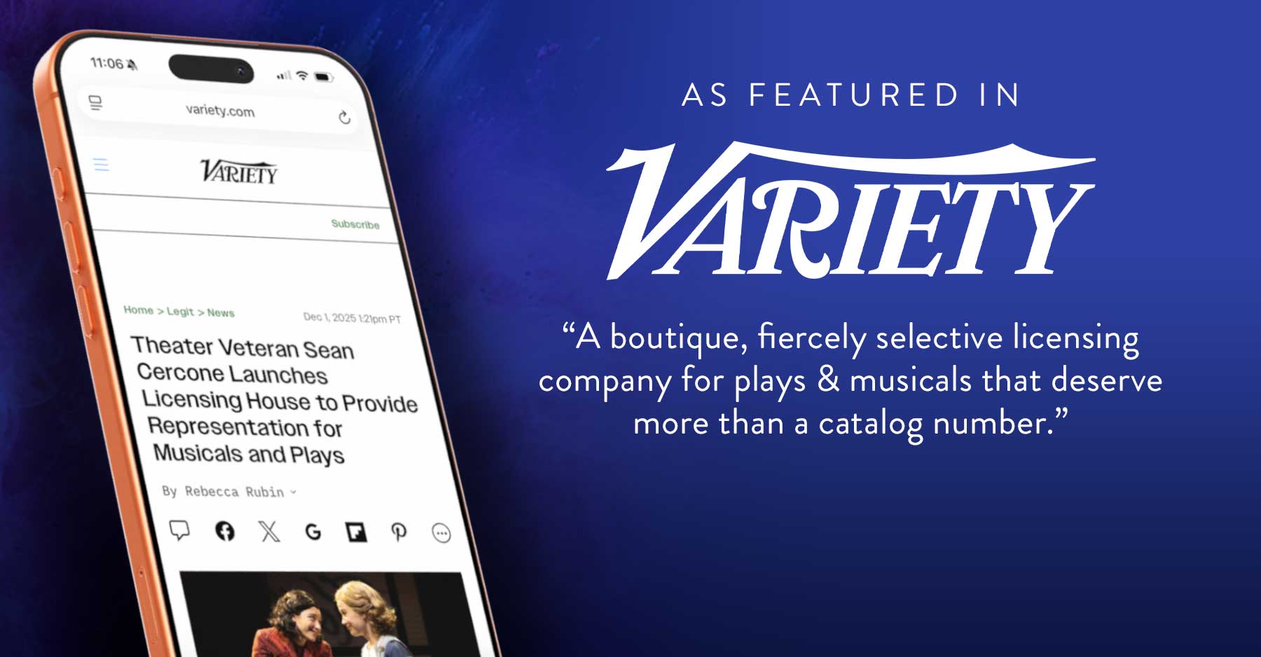 The Licensing House in Variety Magazine